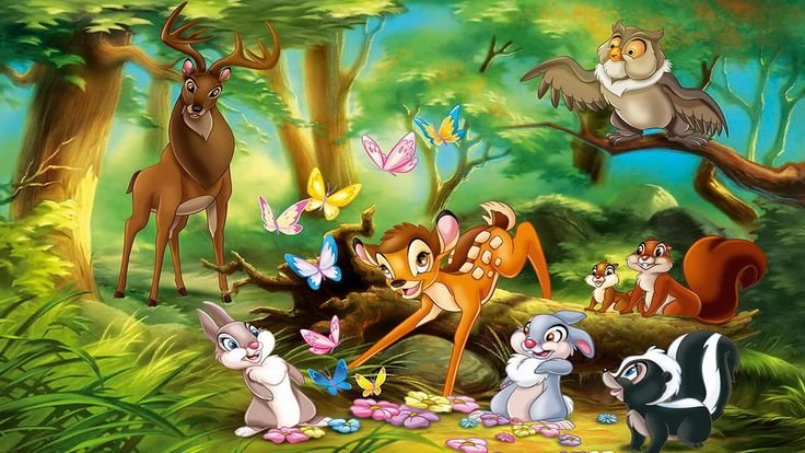 bambi and friends